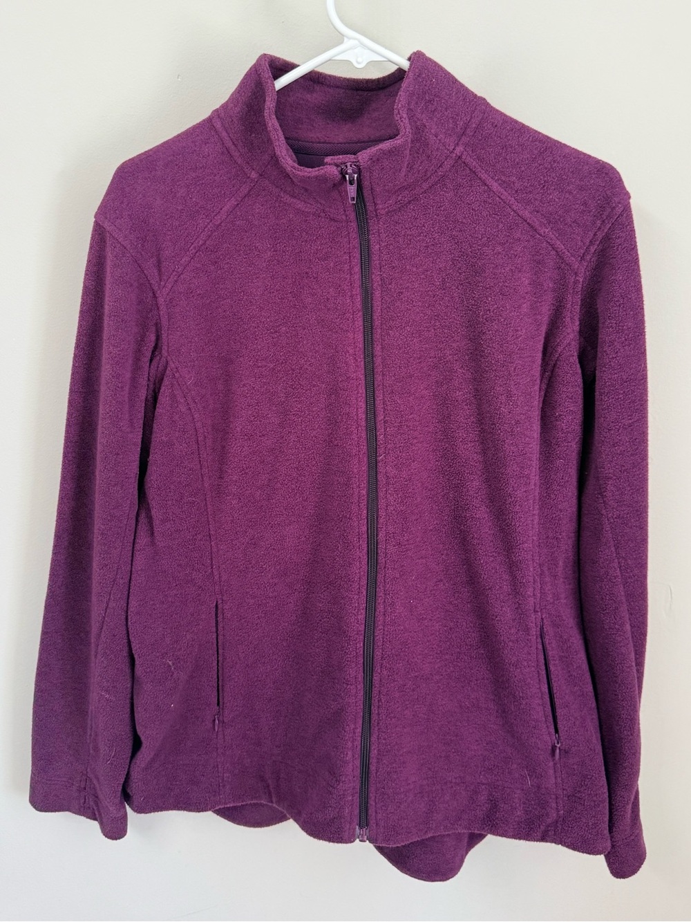 Duluth Trading Co Plum Full-Zip Fleece Jacket